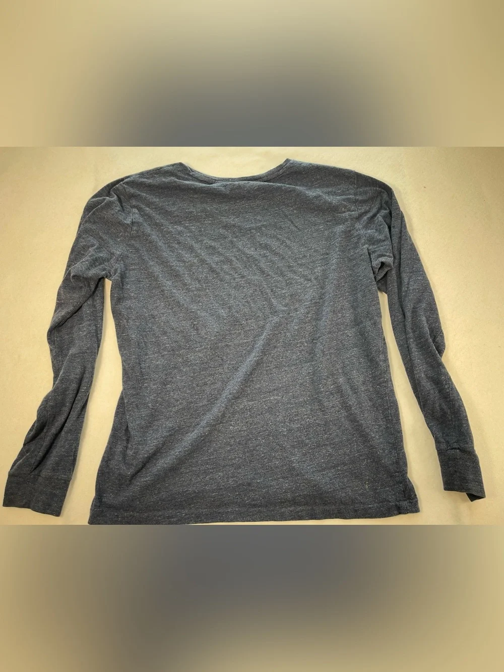 Polo Ralph Lauren Custom Slim Fit Blue Heather Long Sleeve T-Shirt Size M
